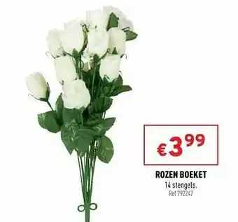 Trafic Rozen boeket aanbieding