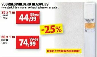 Hubo Voorgeschilderd glasvlies aanbieding