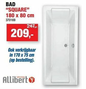 Hubo Bad square aanbieding
