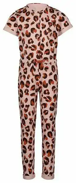 HEMA Kinder Sweat Jumpsuit Animal Roze (roze)