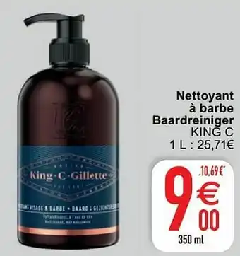 Cora Nettoyant à barbe baardreiniger king c aanbieding