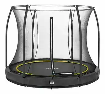 Salta inbouwtrampoline met veiligheidsnet Comfort Edition Ground Ø 2,51 m zwart