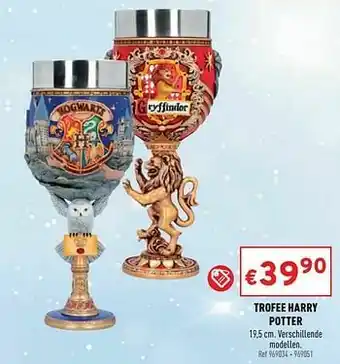 Trafic Trofee harry potter aanbieding