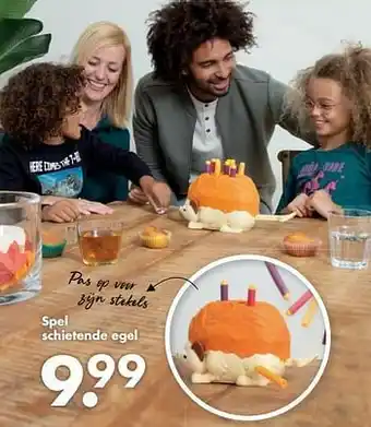Wibra Spel schietende egel aanbieding