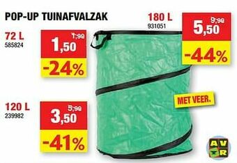 Pop-up tuinafvalzak