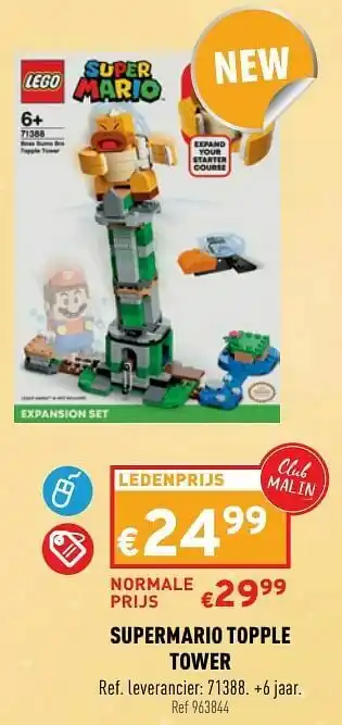 Supermario topple tower