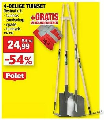Hubo 4-delige tuinset aanbieding