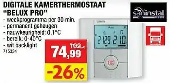 Hubo Digitale kamerthermostaat belux pro aanbieding