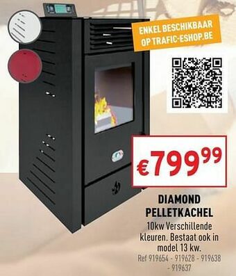 Trafic Diamond pelletkachel aanbieding