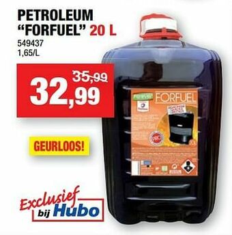Hubo Petroleum forfuel aanbieding