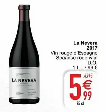 Cora La nevera 2017 vin rouge d’espagne spaanse rode wijn d.o. aanbieding