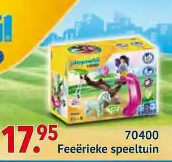 De Kinderplaneet Feeёrieke Speeltuin aanbieding
