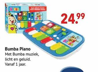 De Kinderplaneet Bumba Piano aanbieding