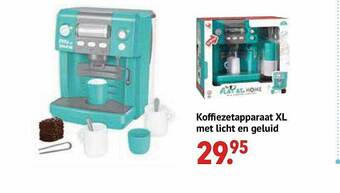 De Kinderplaneet Koffiezetapparaat Xl Met Licht En Geluid aanbieding