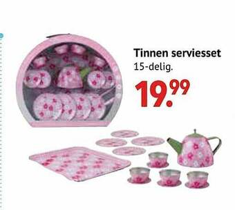 Tinnen Serviesset