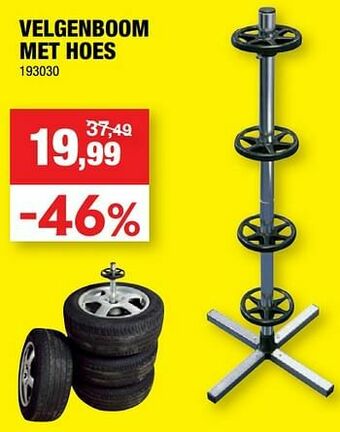 Hubo Velgenboom met hoes aanbieding