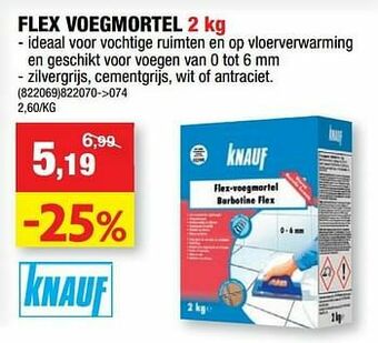 Hubo Flex voegmortel aanbieding