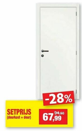 Hubo Deurkast + deur aanbieding