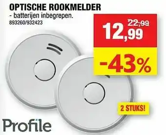 Profile optische rookmelder