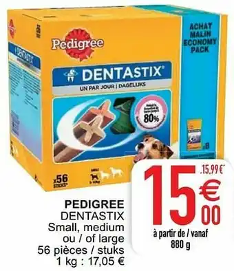 Cora Pedigree dentastix aanbieding