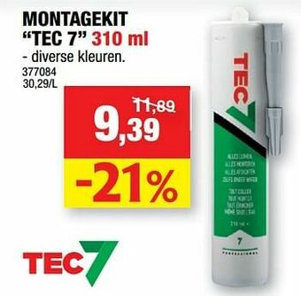 Montagekit tec 7
