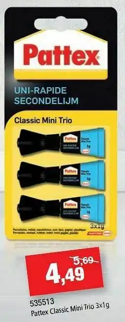 Pattex classic mini trio