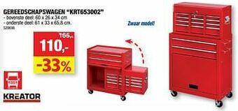 Hubo Gereedschapswagen krt653002 aanbieding