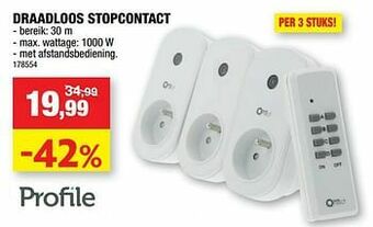 Hubo Draadloos stopcontact aanbieding