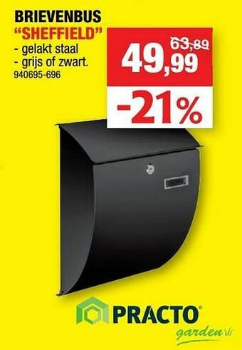 Hubo Brievenbus sheffield aanbieding