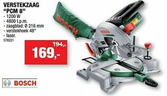 Hubo Bosch verstekzaag pcm 8 aanbieding
