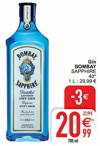 Gin bombay sapphire