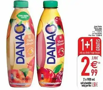 Cora Jus frais vers sap danao aanbieding