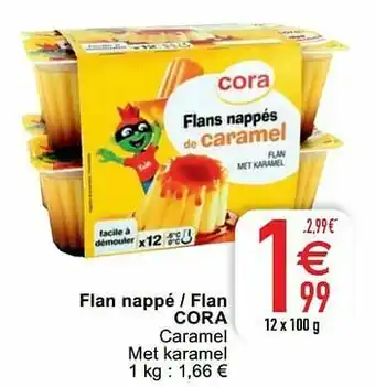 Cora Flan nappé - flan cora aanbieding