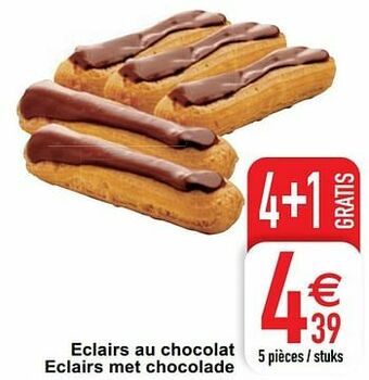 Cora Eclairs au chocolat eclairs met chocolade aanbieding