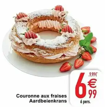 Couronne aux fraises aardbeienkrans