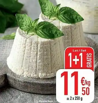 Cora Ricotta fresh aanbieding