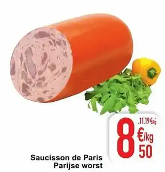Cora Saucisson de paris parijse worst aanbieding