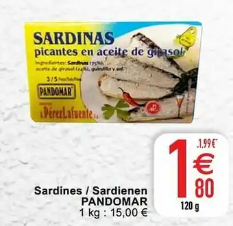 Sardines - sardienen pandomar