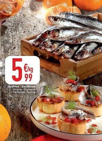 Cora Sardines - sardienen aanbieding