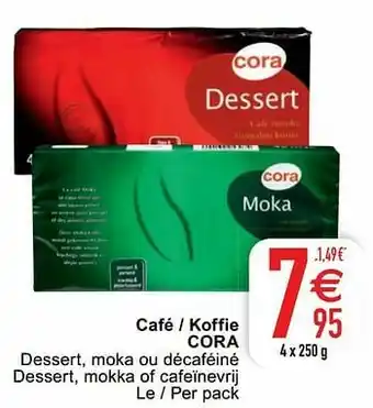 Cora Café - koffie cora aanbieding