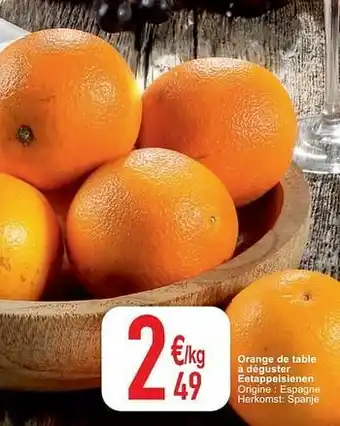 Cora Orange de table à déguster eetappelsienen aanbieding