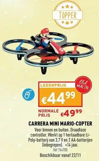 Carrera mini mario-copter