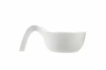 Makro Cosy & Trendy Sauskom lepelvormig Ã 12,5-18 x 6 cm wit aanbieding