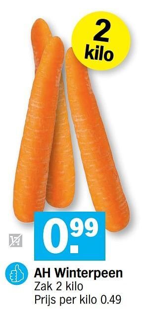 Albert Heijn AH Winterpeen aanbieding