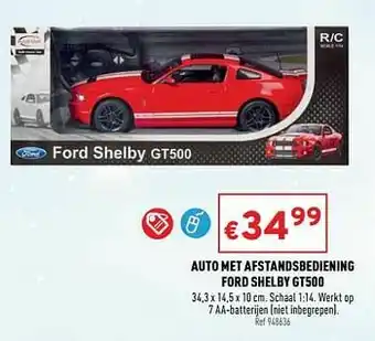 Trafic Auto met afstandsbediening ford shelby gt500 aanbieding