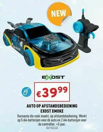 Trafic Auto op afstandsbediening exost xmoke aanbieding