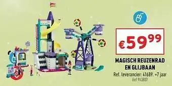 Magisch reuzenrad en glijbaan