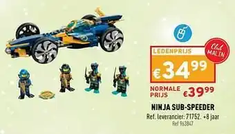 Trafic Ninja sub-speeder aanbieding