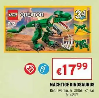 Machtige dinosaurus