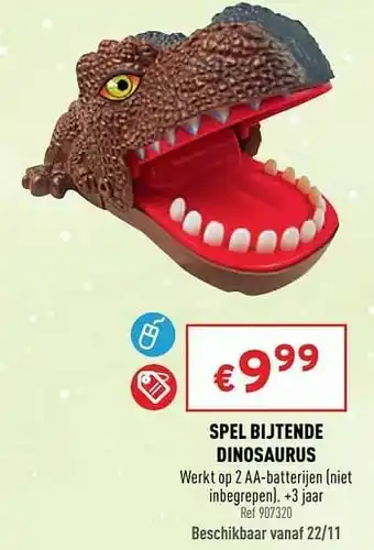 Trafic Spel bijtende dinosaurus aanbieding